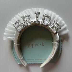 New! Bride Headband